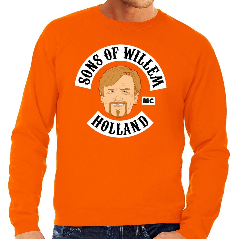 Oranje Sons of Willem sweater heren