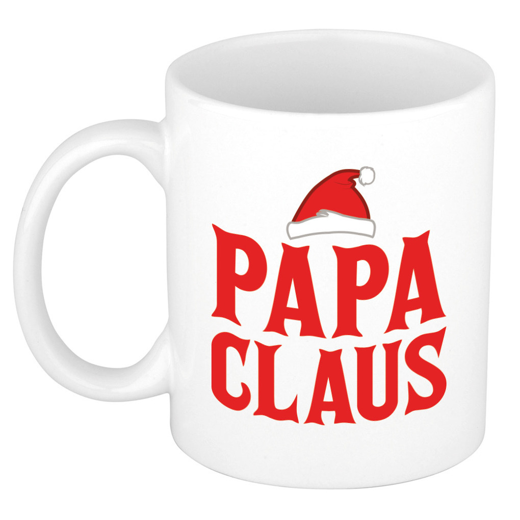 Papa Claus koffiemok-theebeker kerstcadeau vader 300 ml