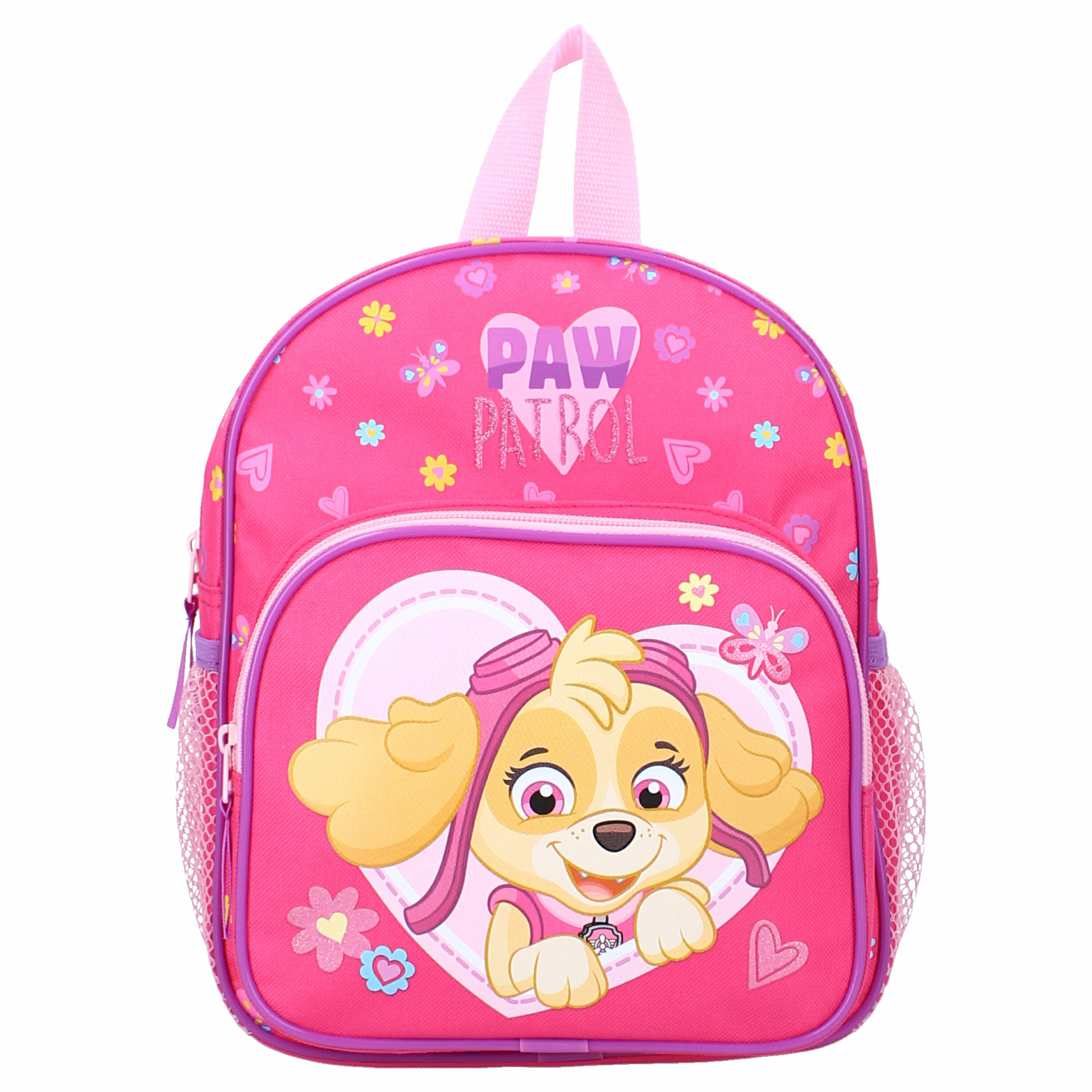 Paw Patrol Puppy Love school rugtas/rugzak voor peuters/kleuters/kinderen 29 cm