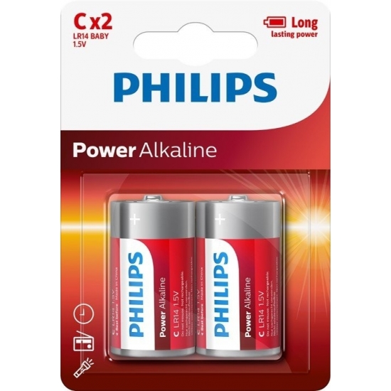 Philips 1,5 Volt batterijen 2 stuks