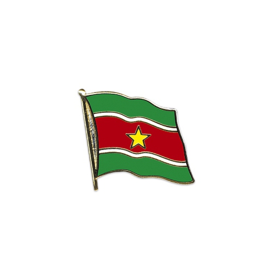 Pin speldje Vlag Suriname 20 mm