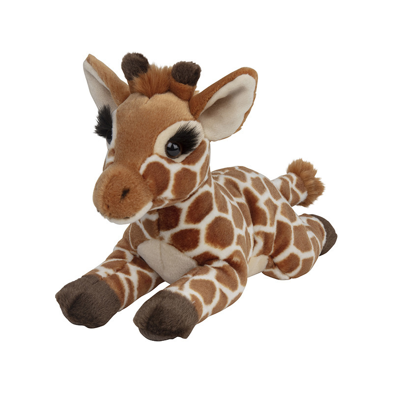 Pluche dieren knuffels Baby giraffe van 33 cm