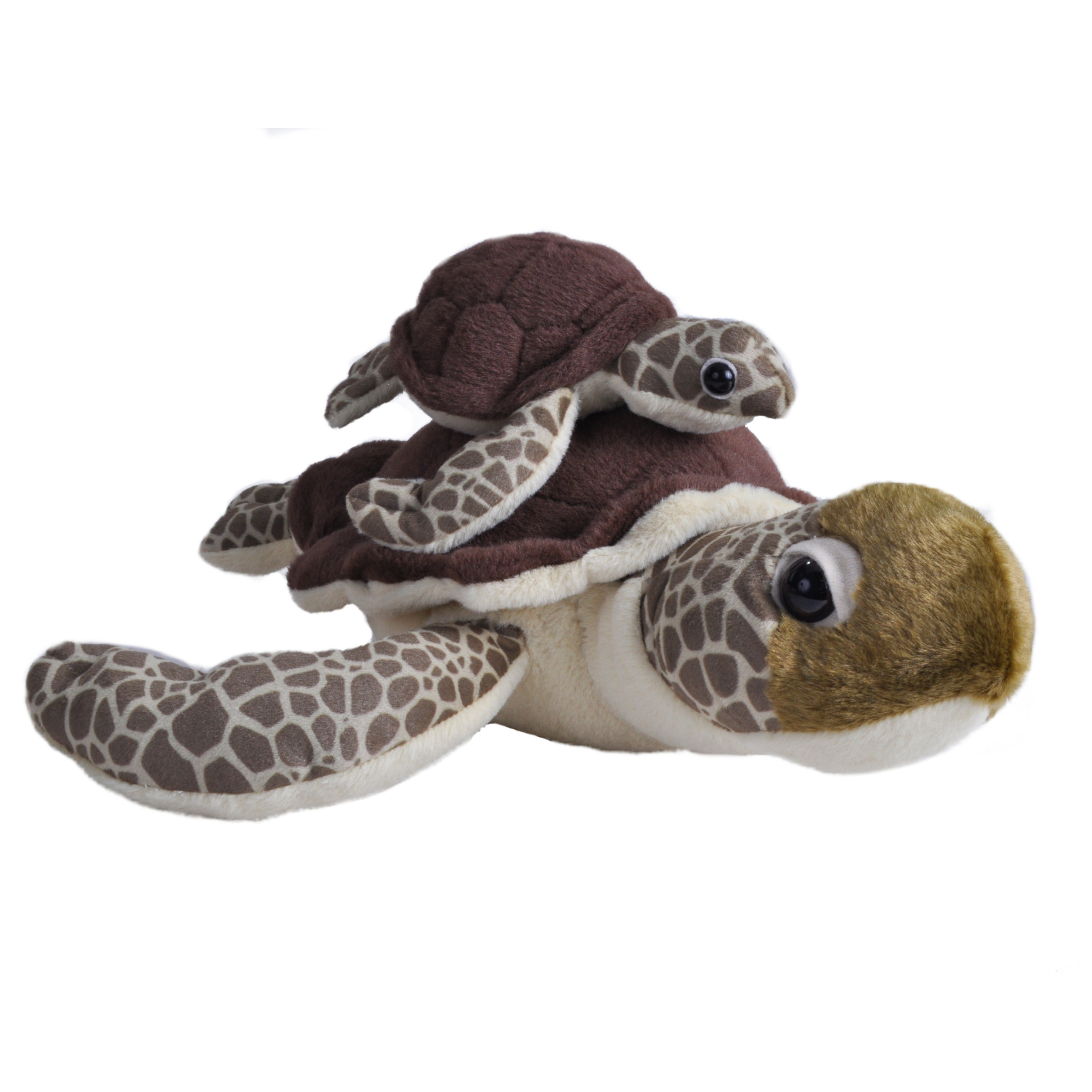 Pluche knuffel dieren familie zee schildpadden 36 cm
