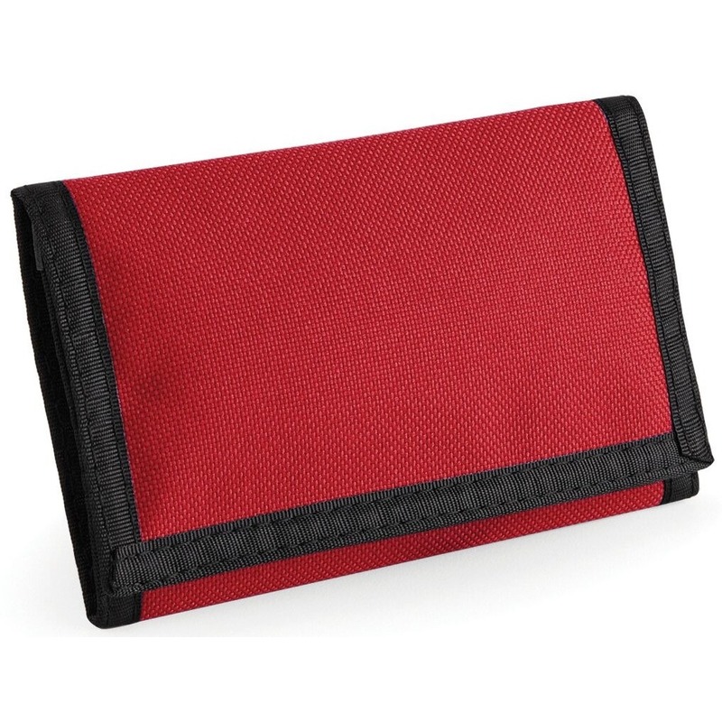Portemonnee-portefeuille rood 13 cm
