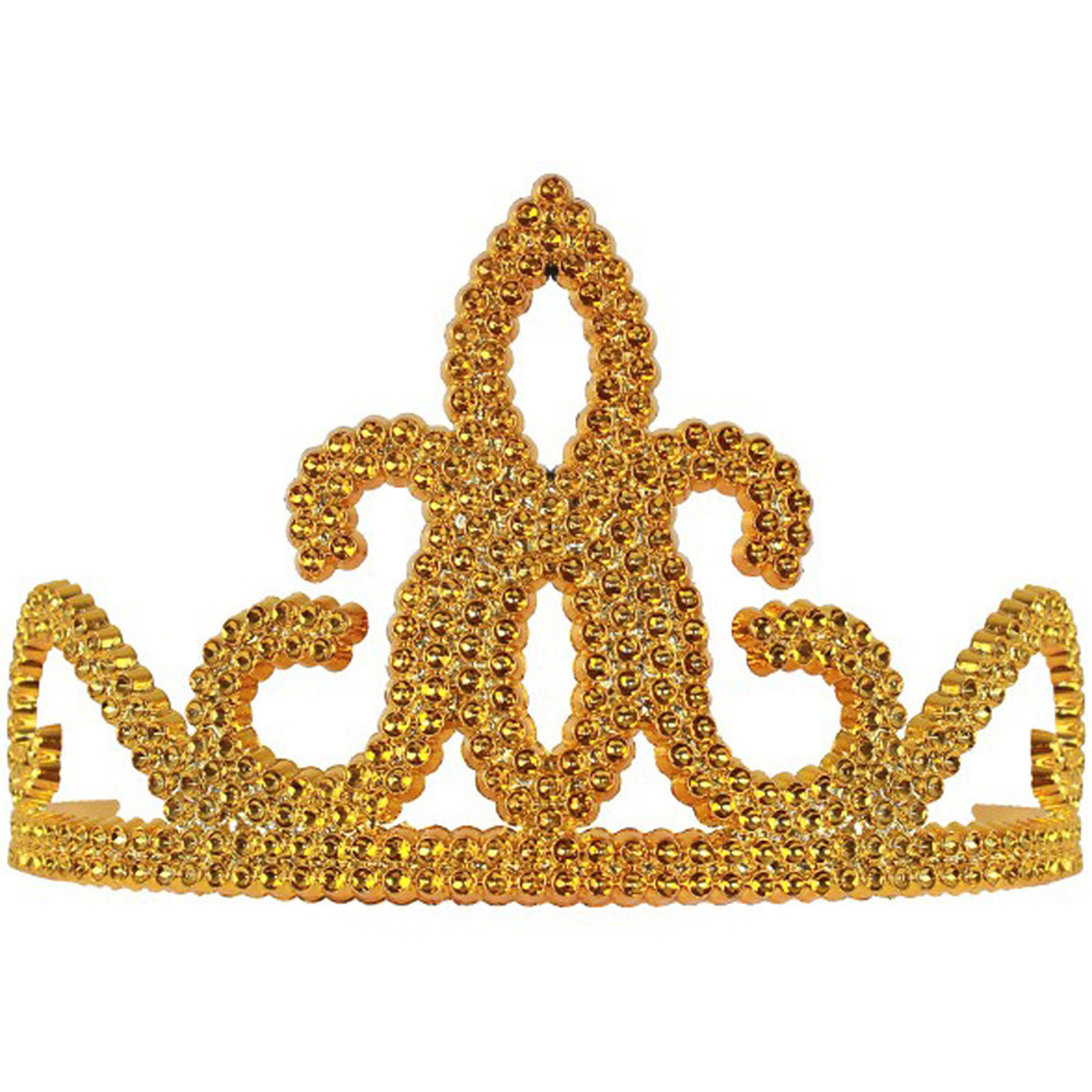 Prinses tiara goud voor dames