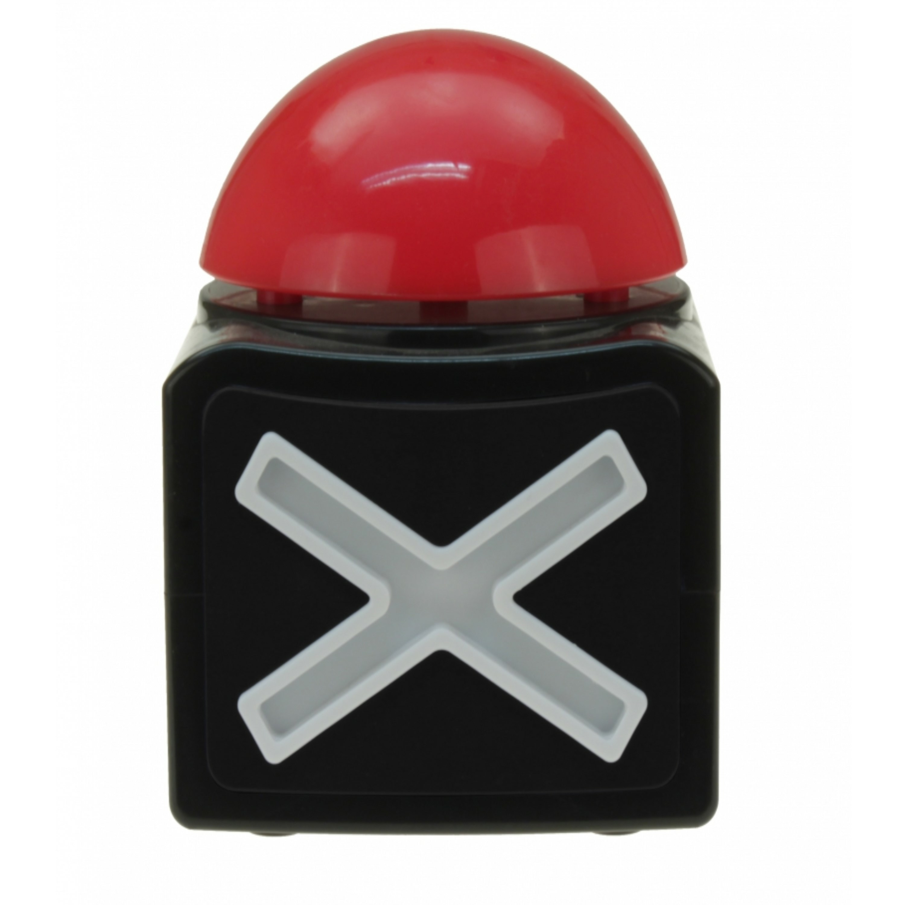 Quiz buzzer button met licht en geluid 11 cm