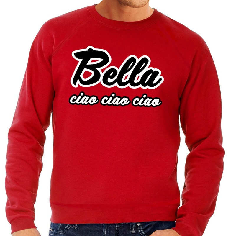 Rode Bella Ciao sweater voor heren