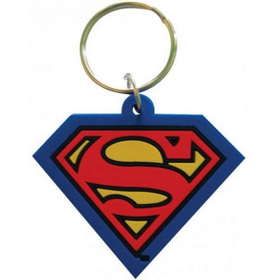 Rubberen sleutelhanger Superman