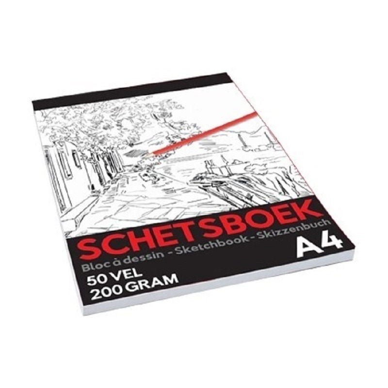 Schetsboek/tekenboek A4 formaat