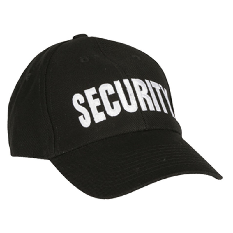Security thema baseballcap