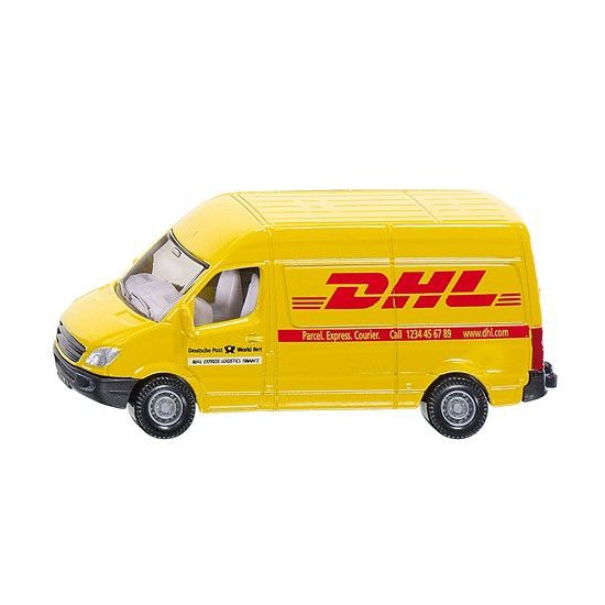 Siku DHL bezorg busje modelauto 8 cm