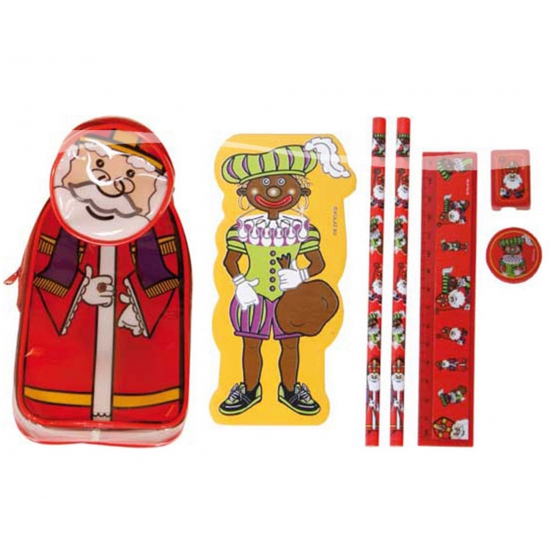 Sinterklaas en zwarte roetveeg Piet etui