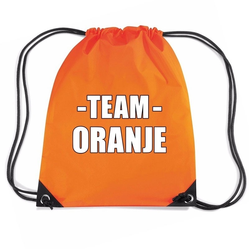 Sportdag team oranje rugtas- sporttas