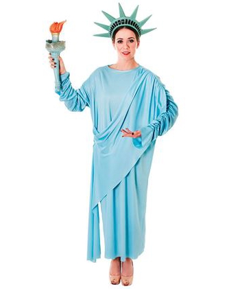 Statue of Liberty kostuum met hoofdtooi