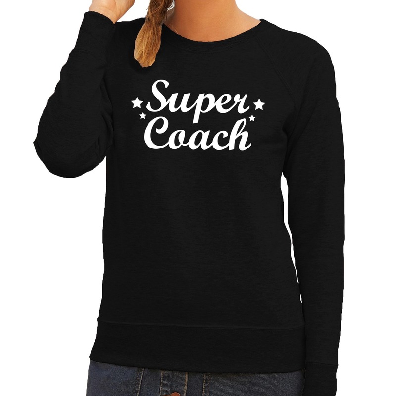 Super coach cadeau sweater zwart dames