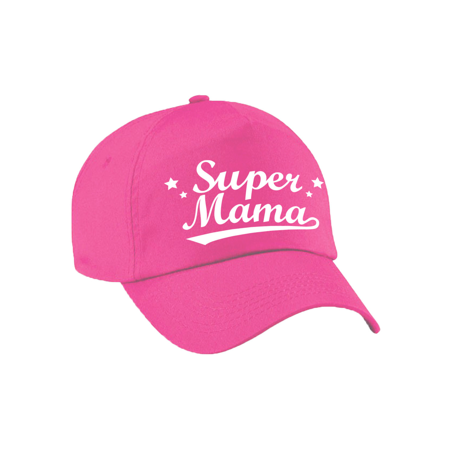 Super mama moederdag cadeau pet -cap roze voor dames