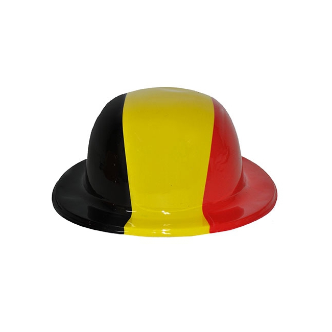 Supporters bolhoed vlag Belgie plastic