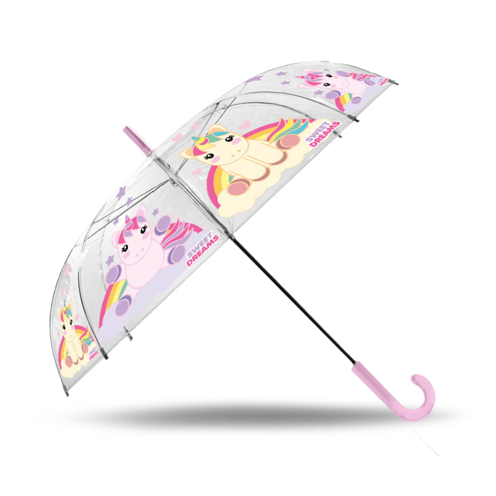 Sweet Dreams kinderparaplu eenhoorn-unicorn voor meisjes 54 cm