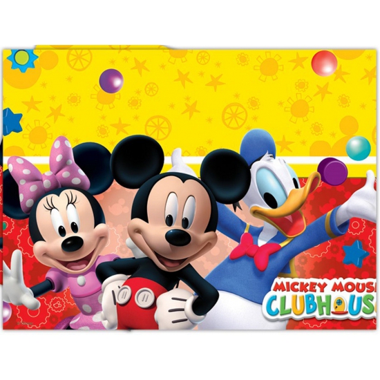 Tafelkleed met Mickey Mouse opdruk 120 x 180 cm