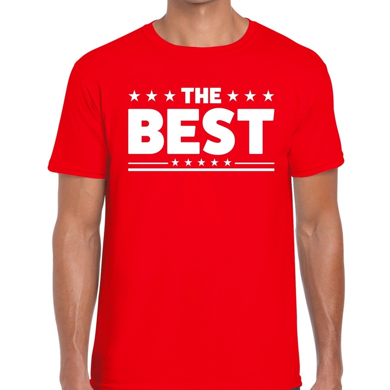 The Best heren T-shirt rood
