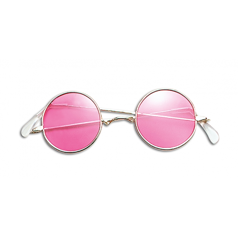 Toppers John Lennon bril roze