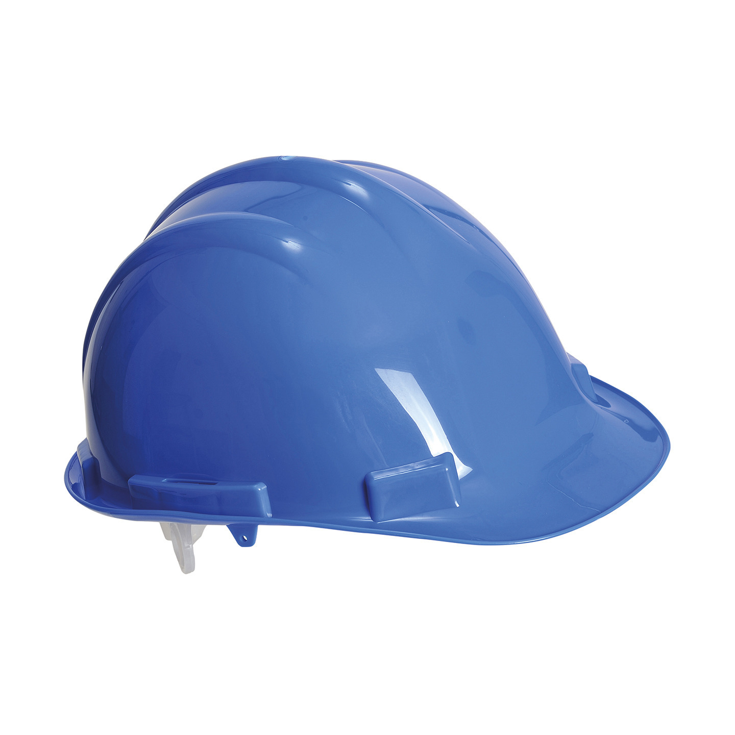 Veiligheidshelm/bouwhelm hoofdbescherming blauw verstelbaar 55-62 cm
