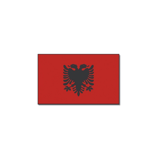 Vlag Albanie 90 x 150 cm feestartikelen