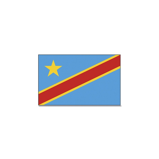 Vlag Congo 90 x 150 cm feestartikelen