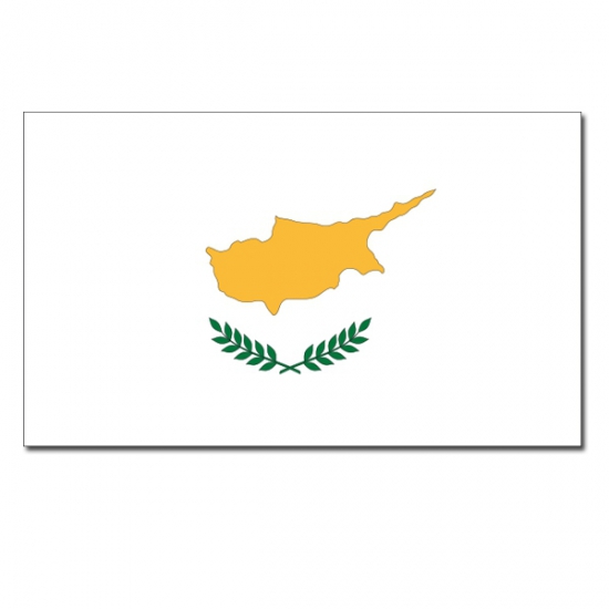 Vlag Cyprus 90 x 150 cm feestartikelen