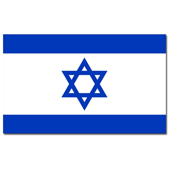 Vlag Israel 90 x 150 cm feestartikelen