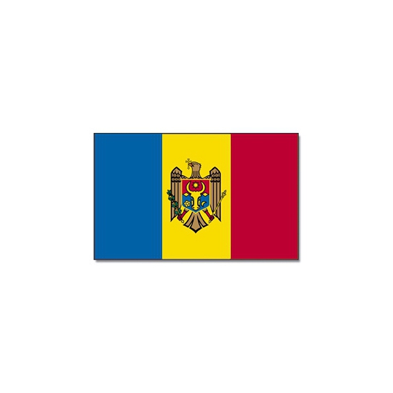 Vlag Moldavie 90 x 150 cm feestartikelen