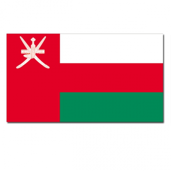 Vlag Oman 90 x 150 cm feestartikelen