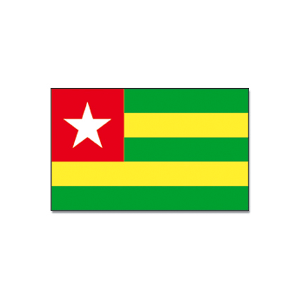 Vlag van Togo 90 x 150 cm feestartikelen