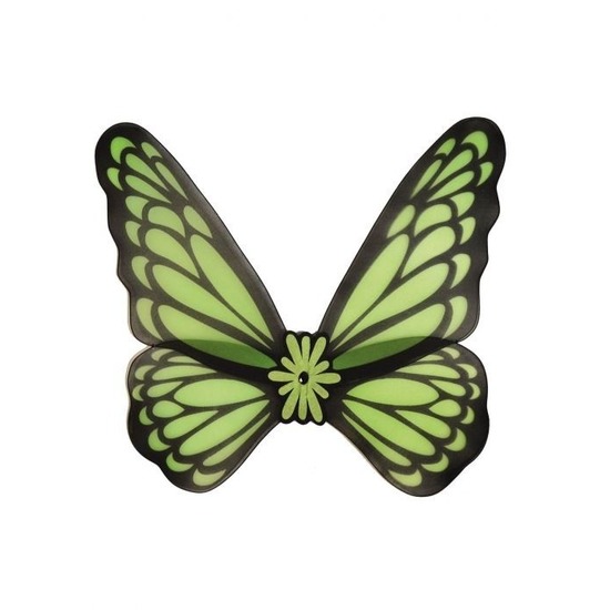 Vlinder verkleed vleugels groen volwassenen