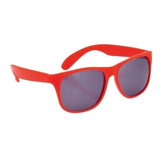 Voordelige rode verkleed zonnebrillen
