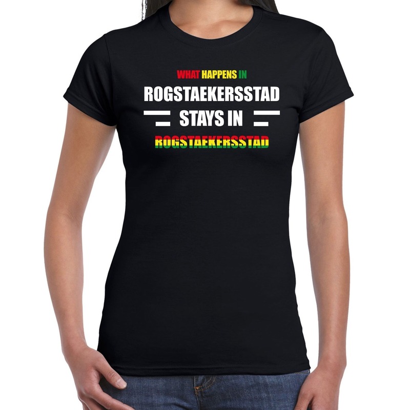 Weert-Rogtaekersstad Carnaval outfit-t- shirt zwart dames