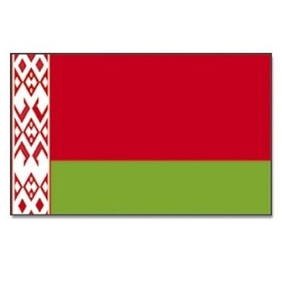 Wit Rusland vlag 90 x 150 cm feestartikelen