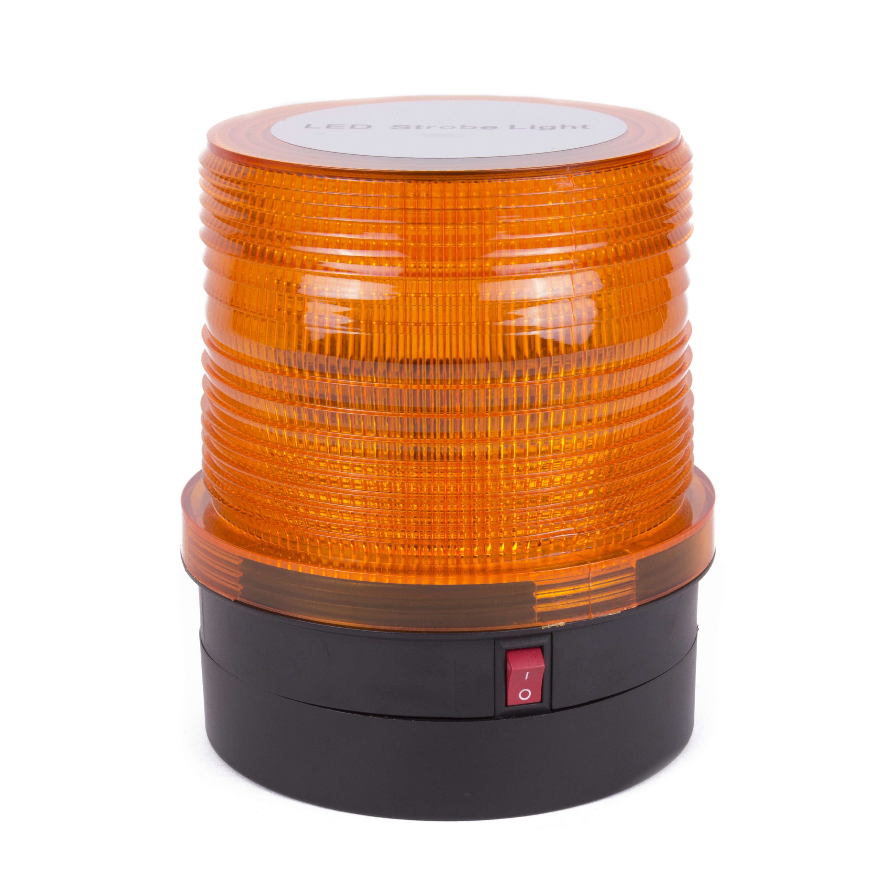 Zwaailamp oranje LED - strobe - waarschuwingslicht voor voertuig/auto - 12,3 x 9,5 x 10,8 cm