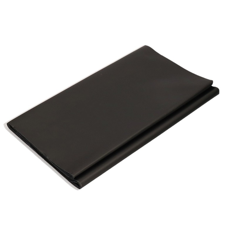 Zwart tafellaken-tafelkleed 138 x 220 cm herbruikbaar