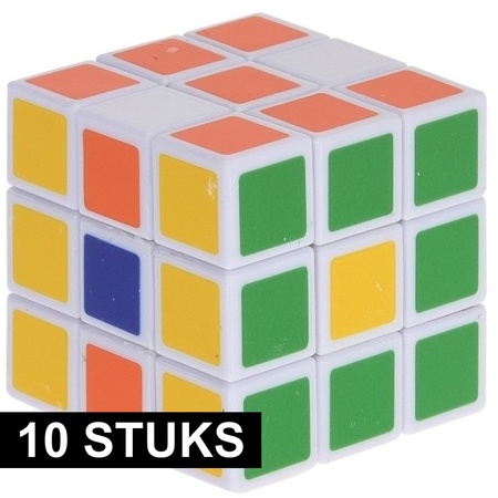 10x Magic cube game 3.5 cm