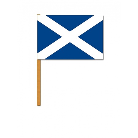 2x Luxe hand flag Scotland