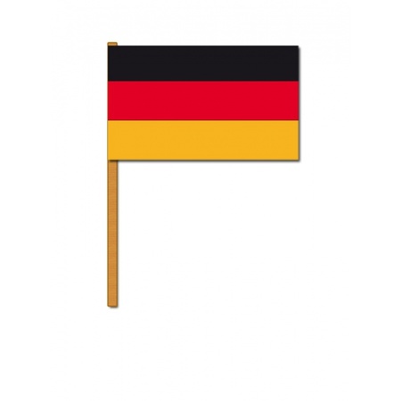 2x Hand flag Germany