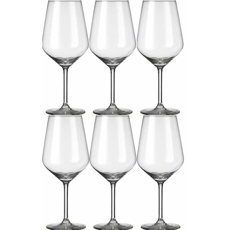 6x Wineglasses for red wine 530 ml Carre
