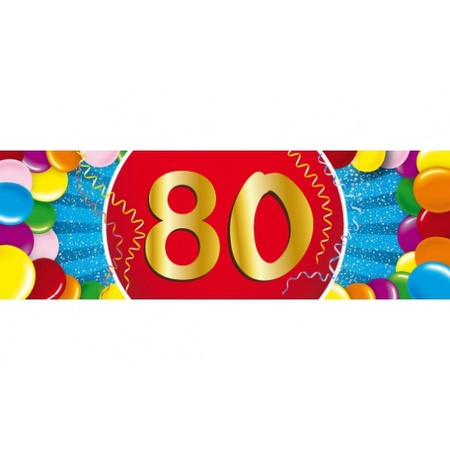 Balloons 80 year 16x + sticker