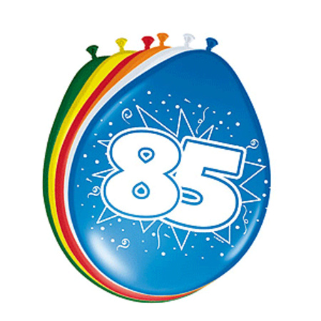 Balloons 85 year 16x + sticker