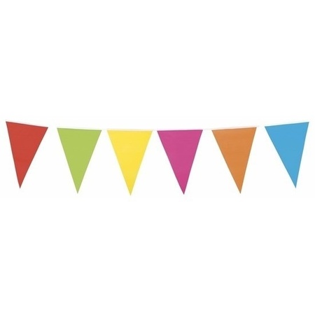 8x Multi colour bunting XL 10 meters