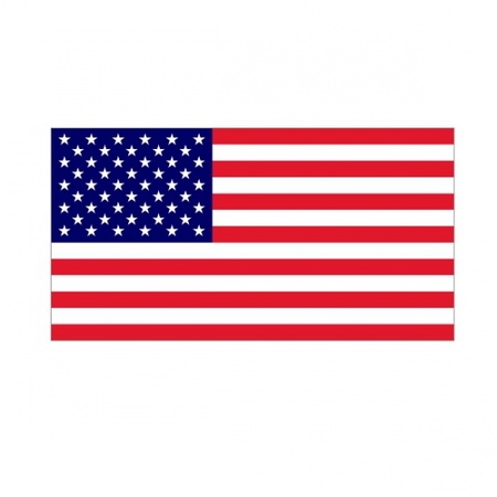Landenvlag Amerika + 2 gratis stickers