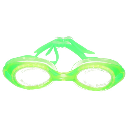 Anti chloor zwembril fluorescerend groen voor kinderen