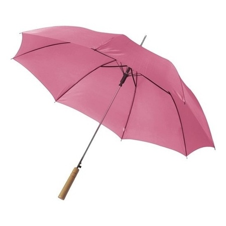 Automatische paraplu 102 cm doorsnede roze