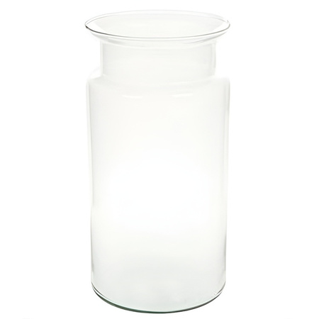 Bellatio design bottle-shaped vase glass 30cm type Bose